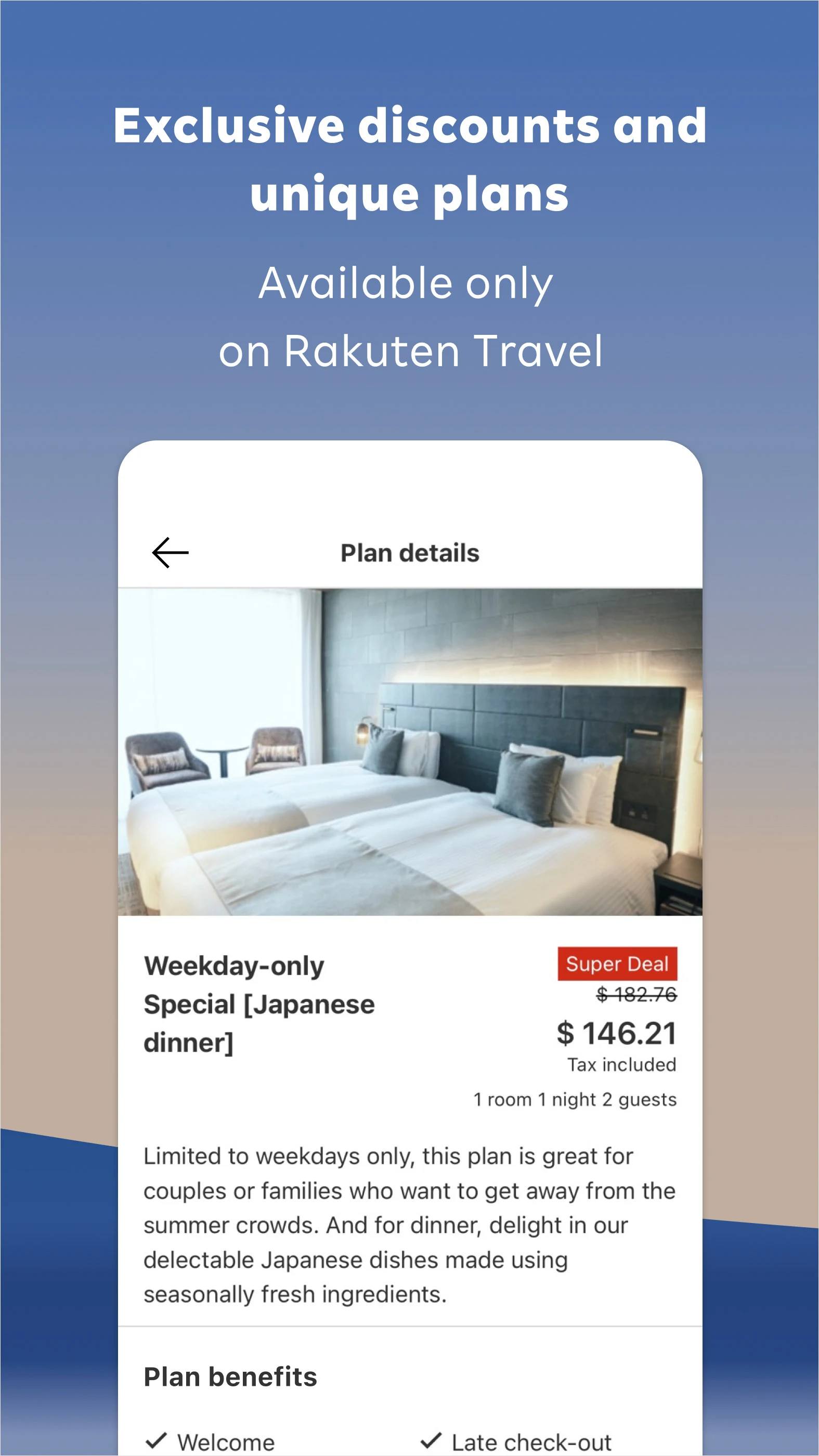 Rakuten Travel: Hotel Booking screenshot
